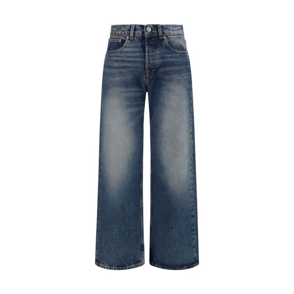 Our Legacy Blue Cotton Relaxed Fit Women's Jeans